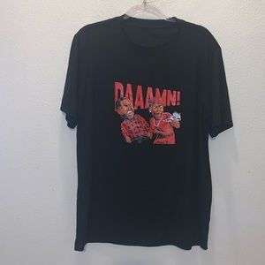 Friday Movie Daaamn black short sleeve top